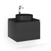 Тумба Jorno Stone 60 подвесная антрацит (Stn.01.60/P/A/JR)