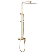 Душевая стойка ABBER Daheim без излива, золото матовое (AF8220G)