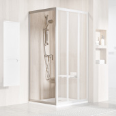 Неподвижная стенка Ravak Supernova APSS-80 сатин+транспарент (94040U02Z1)