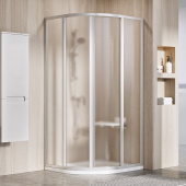 Душевой уголок Ravak Supernova SKCP4-80 см сатиновый профиль, матовое стекло (3114OU02ZG) Душевой уголок Ravak Supernova SKCP4-80 см сатиновый профиль, матовое стекло (3114OU02ZG)