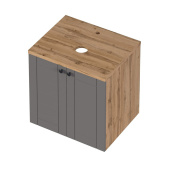 Тумба 1Marka Organic 60П 2Д Монолит Дарк (Ц0000031350) Тумба 1Marka Organic 60П 2Д Монолит Дарк (Ц0000031350)