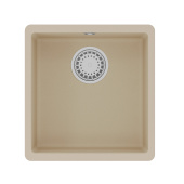 Кухонная мойка Lemark SINARA 400-U подстольного монтажа из кварцгранита цвет: Бежевый (9910062)