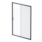 AM.PM Gem Solo Дверь душевая 140х195, стекло матовое, профиль черный матовый (W90G-140-1-195BM) AM.PM Gem Solo Дверь душевая 140х195, стекло матовое, профиль черный матовый (W90G-140-1-195BM)