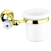 Стакан подвесной CEZARES, золото (OLIMP-TUM-03/24-Sw)