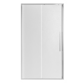 Дверь в нишу NG-65-12CH (120*195) хром, стекло шиншилла, 1 место (NG-65-12CH)