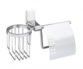 Leine K-5059WHITE Держатель туалетной бумаги и освежителя (K-5059W)