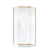 Душ. ограждение NG-6405-08 GOLD (90*90*195) трапеция, дверь распашная, 1 место (64050811GOLD) Душ. ограждение NG-6405-08 GOLD (90*90*195) трапеция, дверь распашная, 1 место (64050811GOLD)