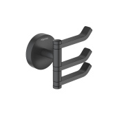 Крючок тройной AQUATEK, матовый черный БЕТТА (AQ4632MB) Крючок тройной AQUATEK, матовый черный БЕТТА (AQ4632MB)