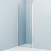 Душевая дверь распашная, глянцевый ал. проф., 80х195, Ray, IDDIS (RAY6CP8i69)