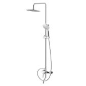 Смеситель Rossinka для ванны с регулируемой высотой штанги и лейкой "Тропический дождь" (RS45-46) Смеситель Rossinka для ванны с регулируемой высотой штанги и лейкой "Тропический дождь" (RS45-46)