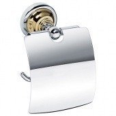 Держатель туалетного рулона Bemeta - Retro - Хром/Золото (144212018)