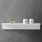 Полочка для ванной комнаты ABBER Stein белая (AS1654)
