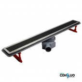 Душевой лоток Pestan Confluo Premium Line 450 Black Glass (13000291)