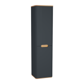 Пенал Vitra Sentо, с корзиной для белья, 40 см, цвет матовый антрацит, левосторонний ( ножки 61069 заказываются отдельно ) (60856) Пенал Vitra Sentо, с корзиной для белья, 40 см, цвет матовый антрацит, левосторонний ( ножки 61069 заказываются отдельно ) (60856)