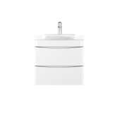 AM.PM Like, База под раковину, подвесная, 65 см, 2 ящика, белый, глянцевая, шт (M80FHX0652WG)