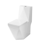 Унитаз Cristal GR-4491 Cristal (680*370*835) МОНОБЛОК напольный с толстой крышкой, 1 место (GR-4491)