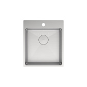 Кухонная мойка Lemark JANGA 440 прямоугольная из нержавеющей стали цвет: Сталь (9937101) Кухонная мойка Lemark JANGA 440 прямоугольная из нержавеющей стали цвет: Сталь (9937101)