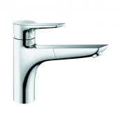 KLUDI MIX однорычажный смеситель для кухни, выдвижной поворотный излив (110°), для безнапорных водонагревателей (329440575)