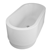 Ванна Vitra Coccon 160х80 отдельностоящая+ножки+автоматический сифон (54310001000) Ванна Vitra Coccon 160х80 отдельностоящая+ножки+автоматический сифон (54310001000)