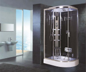 Душ.каб. NG-903-01L (1200х8002200) низкий поддон(16см) стекло ТОНИРОВАННОЕ 5 мест (9030135L)