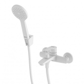 Смеситель для ванны, белый матовый, Ray, IDDIS (RAYWT02i02)