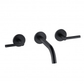 KLUDI NOVA FONTE смес. для умыв. на 3 от., Черный PURISTIC длина излива 180 мм (201443915)