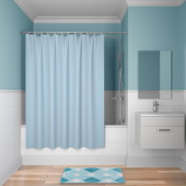 Штора для ванной комнаты, 180*200см, Полиэстер, IDDIS (B70P218i11)