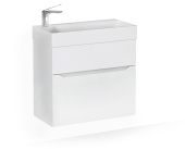 Тумба Jorno Folk 65 подвесная Белая (Folk.01.65/P/W/JR)