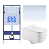 Унитаз с инсталляцией SET AQUATEK ЛУГАНО-013 4в1 (SET AQUATEK ЛУГАНО-013 4в1)