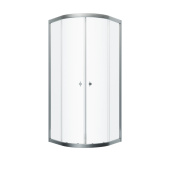 Душевая ширма Тритон Альфа-Хром 90х90, 1/4 круга (1 место) (Щ0000051621)
