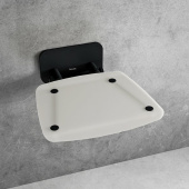 Универсальное складное сиденье Ravak для душа OVO-B II-OPAL/BLACK (B8F0000060)