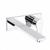 KLUDI ZENTA SL, настенный смеситель для умывальника, длина излива 230 мм, хром (482480565) KLUDI ZENTA SL, настенный смеситель для умывальника, длина излива 230 мм, хром (482480565)