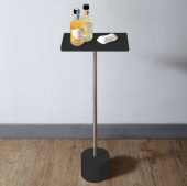 Стойка для ванной комнаты ABBER Stein черная матовая (AS1635MB)