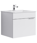 Подвесная тумба Aqwella Brig с одним ящиком с умывальником (Br.01.06/1/W Квадро60)