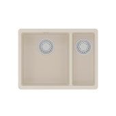 Кухонная мойка Lemark SINARA 550.2-U подстольного монтажа с доп.чашей из кварцгранита цвет: Шампань (9910084)