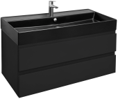 Тумба для раковины MADELEINE Jacob Delafon 100 см, цвет матовый черный (EB1318-J53)