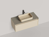 Подвесная тумба Salini Domino 1000, эмаль, фрезерованный фасад (27D110F) Подвесная тумба Salini Domino 1000, эмаль, фрезерованный фасад (27D110F)