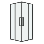 Душ.ограждение 300.K33.02.8080.42.00 Cosmo (80*80*195) квадрат,раздвижн,графит сатин,стекло прозрачное (300.K33.02.8080.42.00)