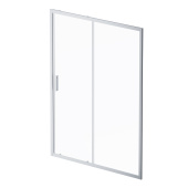 AM.PM Gem Solo Дверь душевая 150х195, стекло прозрачное, профиль матовый хром (W90G-150-1-195MT)