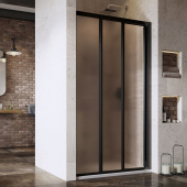 Душевая дверь Ravak Supernova ASDP3-130 см черный профиль, матовое стекло (00VJ03R2ZG)