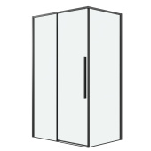 Душ.ограждение 120.K33.01.1380.21.00 Galaxy (130*80*195) черный матовый, стекло прозрачное, 2 места (120.K33.01.1380.21.00)