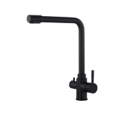 Смеситель AVIVACOM c краном для питьевой воды (Черный) (MB3630)