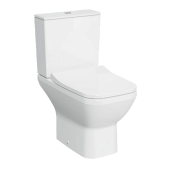 Комплект напольного безободкового унитаза Vitra Integra Square Open-Back с тонким Сиденье Vitraм микролифт (9833B003-7205)