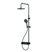 Am.Pm X-Joy, душ.система: см-ль-полка д/душа, душ.штанга, верхн. душ 220мм, ручн душ, черный (F0785A622) Am.Pm X-Joy, душ.система: см-ль-полка д/душа, душ.штанга, верхн. душ 220мм, ручн душ, черный (F0785A622)