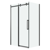 Душ.ограждение 120.K33.04.1180.21.00 Classic (110*80*195) черный матовый, стекло прозрачное, 2 места (120.K33.04.1180.21.00)