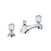 KLUDI 1926 Смеситель для раковины на 3 отверстия DN 15, хрустальные рукоятки «Made with Swarovski® Elements», хром (5104605G5) KLUDI 1926 Смеситель для раковины на 3 отверстия DN 15, хрустальные рукоятки «Made with Swarovski® Elements», хром (5104605G5)
