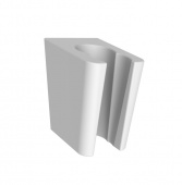 Держатель для лейки, белый матовый, 080, IDDIS (080WL00i53) Держатель для лейки, белый матовый, 080, IDDIS (080WL00i53)