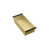 Коландер универсальный Lemark для моек глубиной чаши от 400 до 420 мм цвет: Светлое золото (9958172) Коландер универсальный Lemark для моек глубиной чаши от 400 до 420 мм цвет: Светлое золото (9958172)