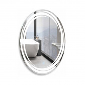 AZARIO зеркало Нормандия 570*770 - 2 (круглое) сенсор выкл+подогрев (ФР-00001022)