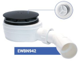 Сифон для душевых поддонов PLASTBRNO 90/40 метал низкий (EWBN942)